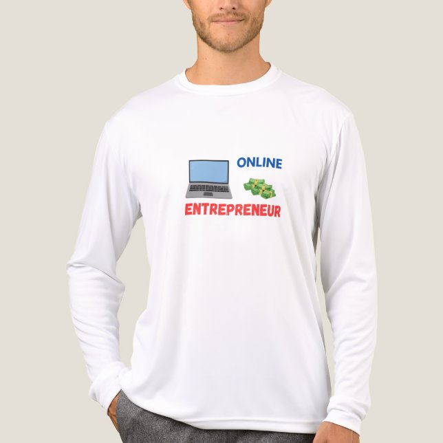 Manar-shirt - Online Entrepreneur Tri-Blend Shir T Shirt (Framsida)