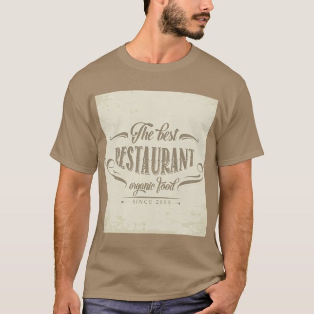 Manar Shirt-the Best Organic Food T Shirt (Framsida)