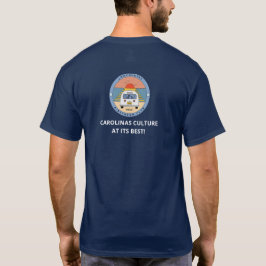 Manar-shirt tryckt bakåt t shirt