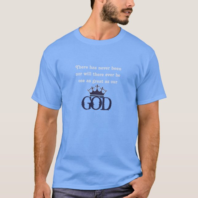 Manar Shirt-Vår Gud T Shirt (Framsida)