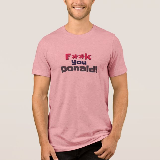 Manar-Shirts Donald Trump T Shirt (Framsida)