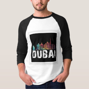 Manar-shirts med texten Dubai T Shirt