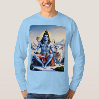 Manar Shiv T-Shirt - Andlig Hindu Design