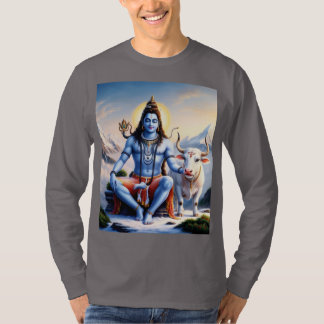 Manar Shiv T-Shirt - Andlig Hindu Design