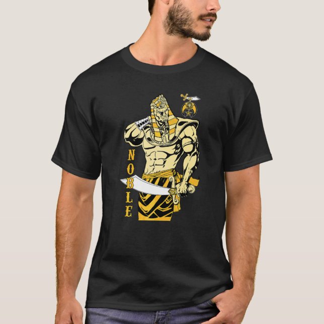 Manar Shriner Noble Pharaoh Mason Ph Shriner Aeaon T Shirt (Framsida)