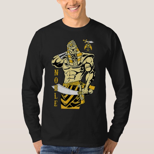 Manar Shriner Noble Pharaoh Mason Ph Shriner Aeaon T Shirt (Framsida)
