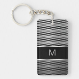 Manar sida Keychain för Monogram två