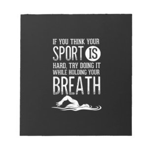 Manar Simma Swimmer Swimming Sport Practice Anteckningsblock