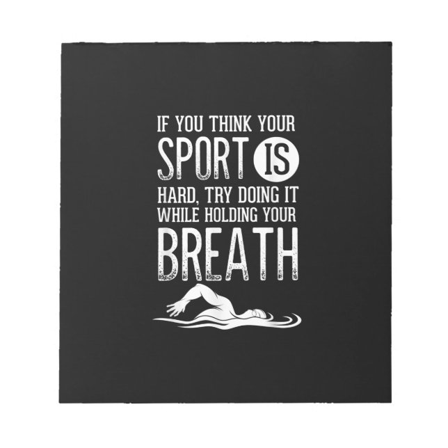 Manar Simma Swimmer Swimming Sport Practice Anteckningsblock (Framsida)