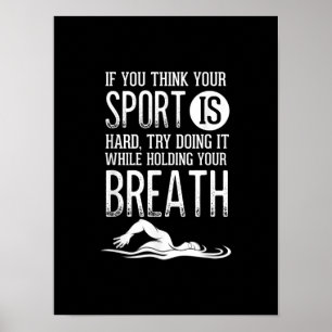 Manar Simma Swimmer Swimming Sport Practice Poster