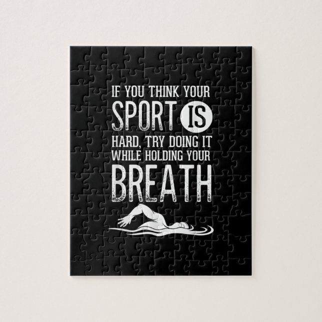 Manar Simma Swimmer Swimming Sport Practice Pussel (Vertikal)