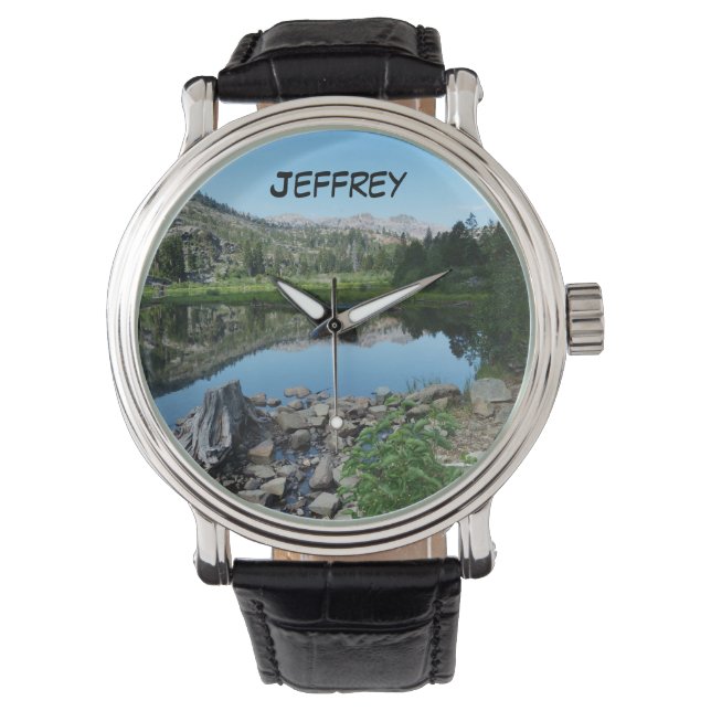 Manar Sjö Reflection, Namn, Scenia Wrist Watch Armbandsur (Framsida)