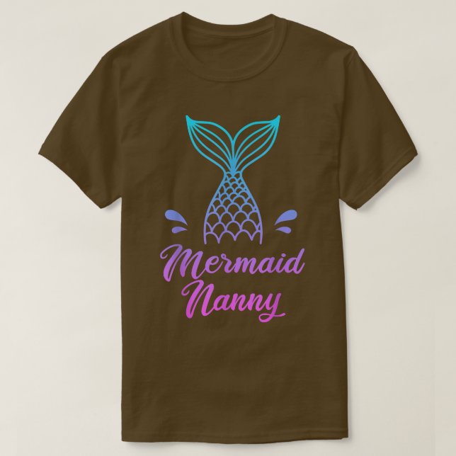 Manar Sjöjungfru Nanny, Mermamma Security Apparel  T Shirt (Design framsida)
