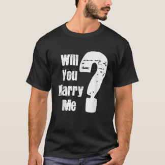 Manar ska du gifta mig Bröllop Frieri T Shirt