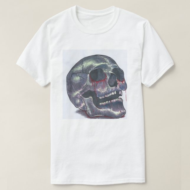 Manar skalleutslagsplats tee shirt (Design framsida)
