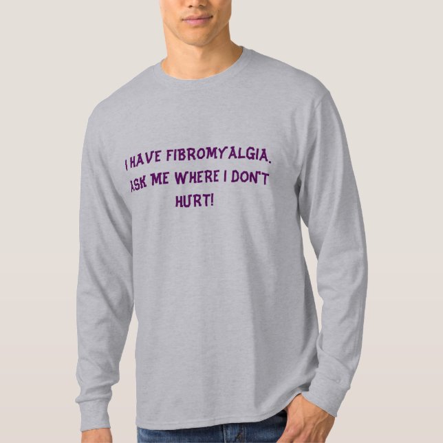 Manar skjorta för Fibromyalgiautslagsplats Tee (Framsida)