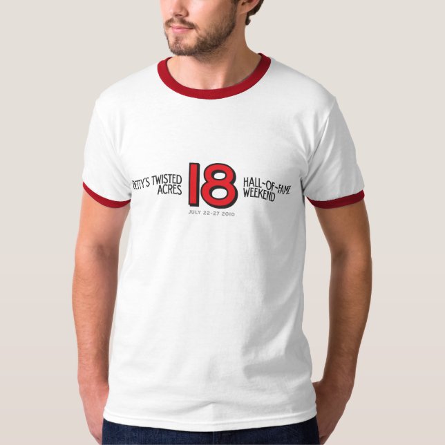 manar skjorta för HOF18-ringer Tee Shirt (Framsida)