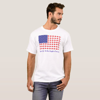 Manar skjorta för stjärna- & strejkaörnför evigt t shirt