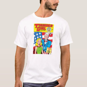 Manar skjorta för utslagsplats för åskaflicka tee shirt