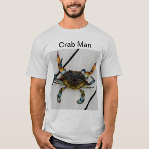Manar skjorta för utslagsplats "för krabbaman" t shirt