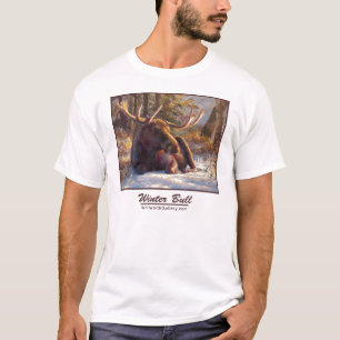 Manar skjorta för utslagsplats för tjurälg t shirt