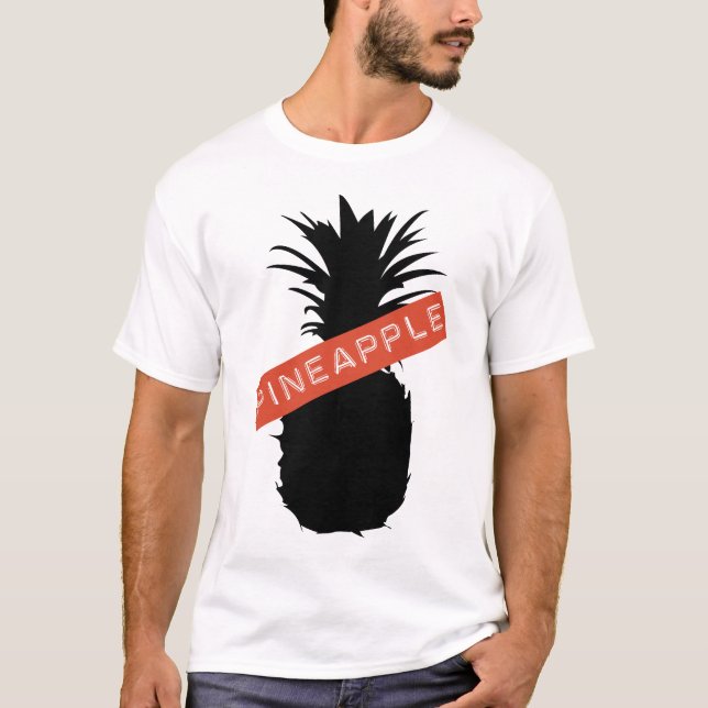 Manar skjorta för vitananas t-shirt (Framsida)