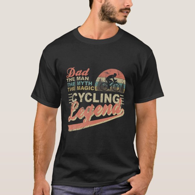 Manar-slussar för Pappa I-Tävla Bike T Shirt (Framsida)