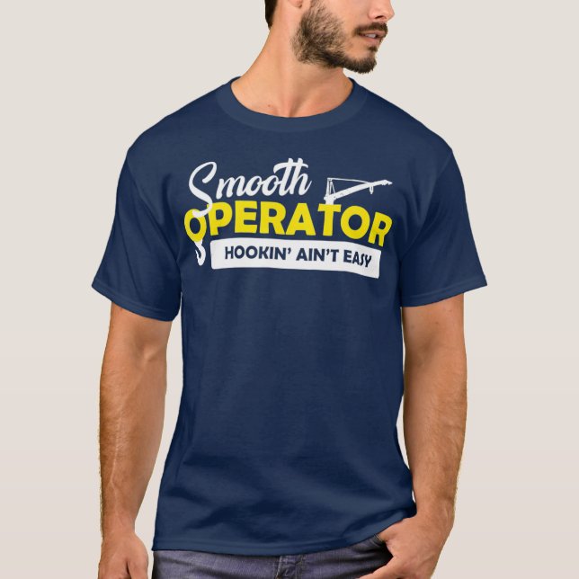 Manar Smooth Crane operator T Shirt (Framsida)