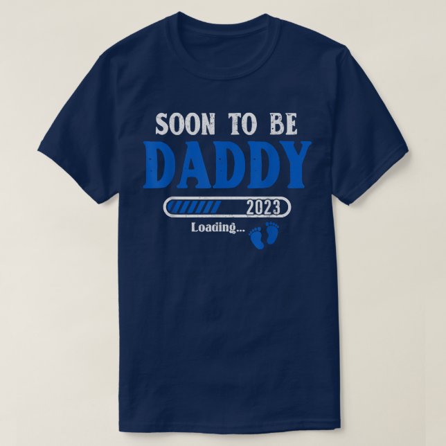 Manar snart för att bli pappa Est T Shirt (Design framsida)