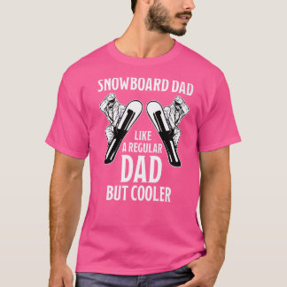Manar Snowboard Pappa Cooler Snowboard som säger F T Shirt