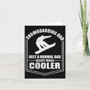 Manar Snowboarding Pappa, bara ett normalt Pappa u Kort