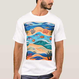 Manar Snyggt & Comfortable Marine-Inspired T Shirt