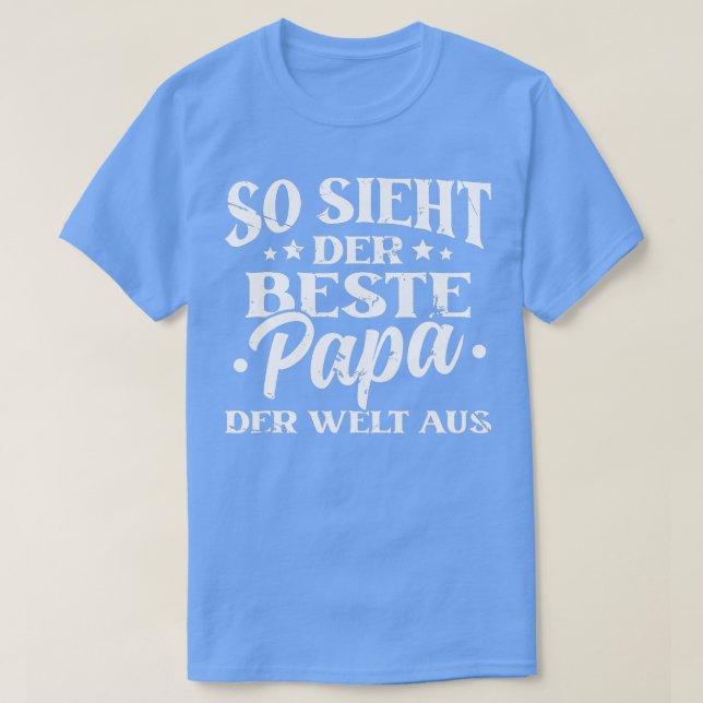 Manar So Ssieht Der Beste Vater Der Welt Pappa Pap T Shirt (Design framsida)