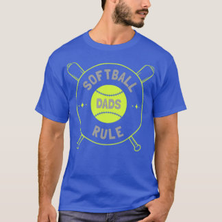 Manar Softball Pappor Rule Fastpitch Pappa Novelty T Shirt