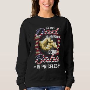 Manar som är Pappa är en ära att vara ett Baba är T Shirt