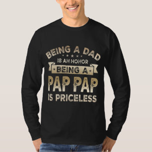Manar som är PAPPA är en HONOR. T Shirt