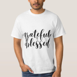 Manar som är tacksam för skriptöverföring t shirt