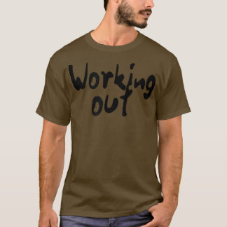 Manar SOM ARBETAR UT Gym Fitness Workout Bodybuild T Shirt