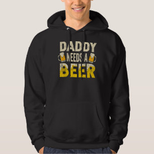 Manar som dricker öl pappa behöver ett öl för Far Hoodie