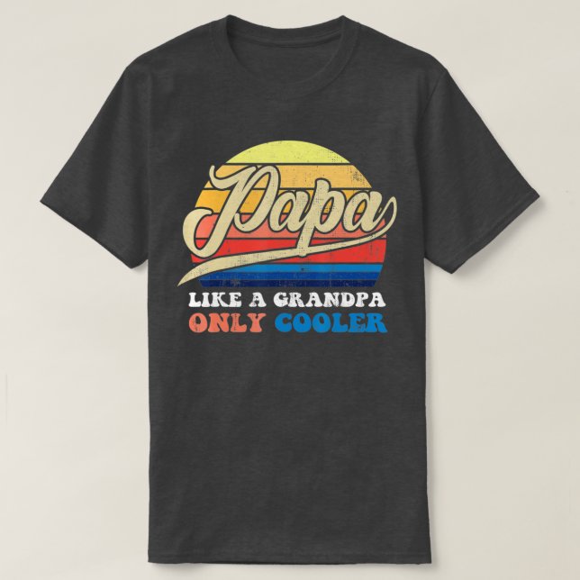 Manar som en definition av enbart koler Pappa Papp T Shirt (Design framsida)
