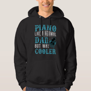 Manar som en normal Coola av Piano Player med enda Hoodie