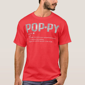 Manar som en vanlig "Grandpa Only Cooler PopPy Def T Shirt