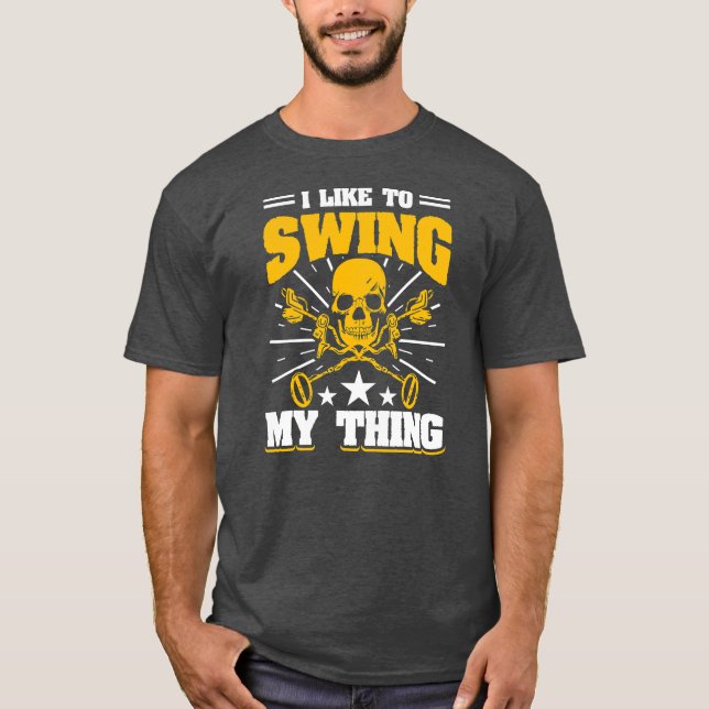 Manar som jag gärna vill såga min Sak Metall upptä T Shirt (Framsida)