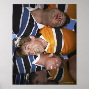 Manar som leker Rugby Poster
