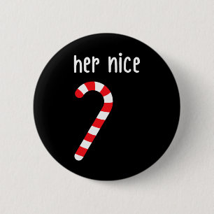 Manar som matchar naughty och Nice Par som matchar Knapp