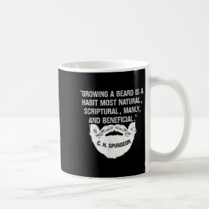 Manar som odlar skägg är natura&a; Manly C.H. Kaffemugg