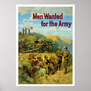 Manar som önskas för armén -- WW1 Poster