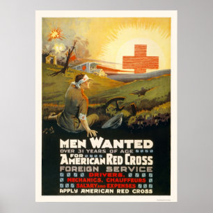 Manar som önskas för det utländska Röda koret, Poster