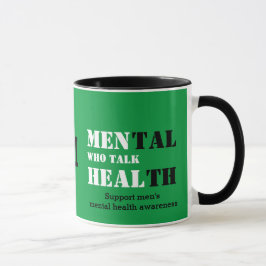 MANAR SOM PRATAR OM HJÄLPMental Health Monogram Mugg