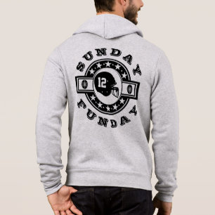 Manar söndagFunday Fullt-Vinande Hoodie T-shirt